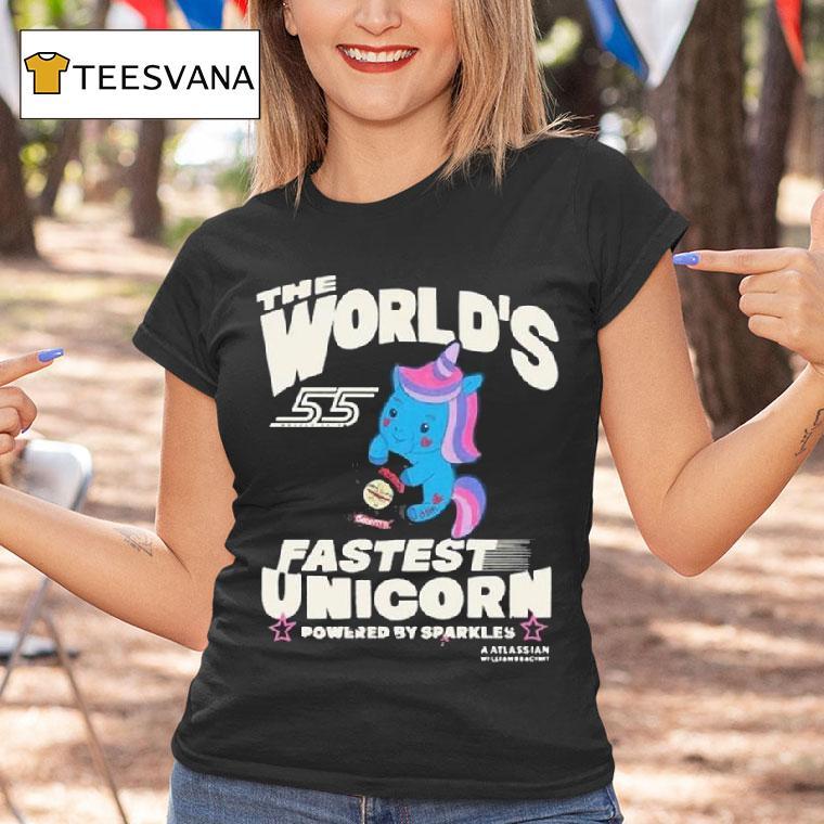 Atlassian Williams Racing The World S Fastest Unicorn T Shirt Atlassian Williams Racing The World S Fastest Unicorn T Shirt