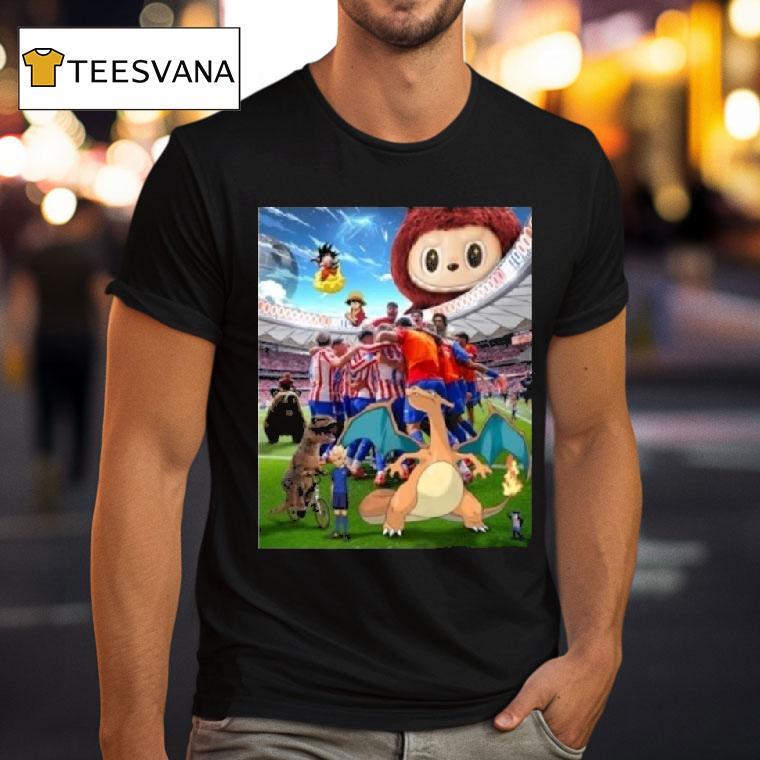 Atletico Madrid M Celebration Meme T Shirt Atletico Madrid M Celebration Meme T Shirt