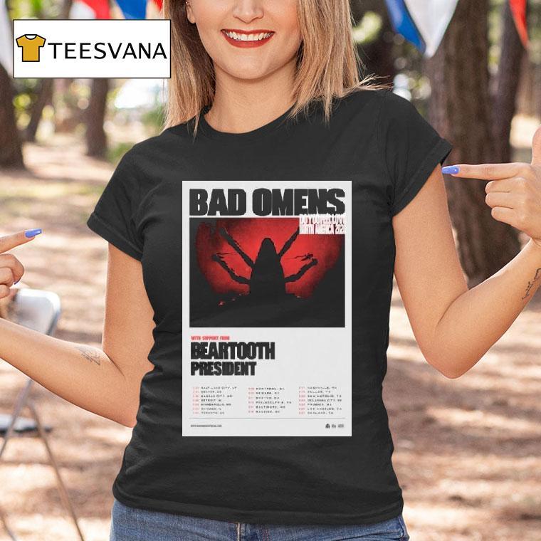 Bad Omens North America Tour T Shirt Bad Omens North America Tour T Shirt