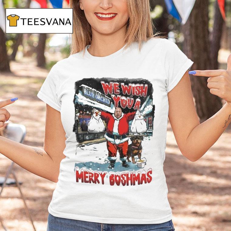 Big John We Wish You A Merry Boshmas T Shirt Big John We Wish You A Merry Boshmas T Shirt