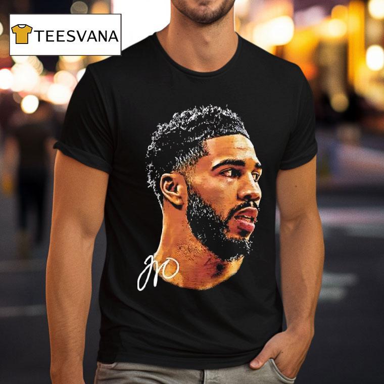 Boston Celtics Tatum Big Face Signature T Shirt Boston Celtics Tatum Big Face Signature T Shirt