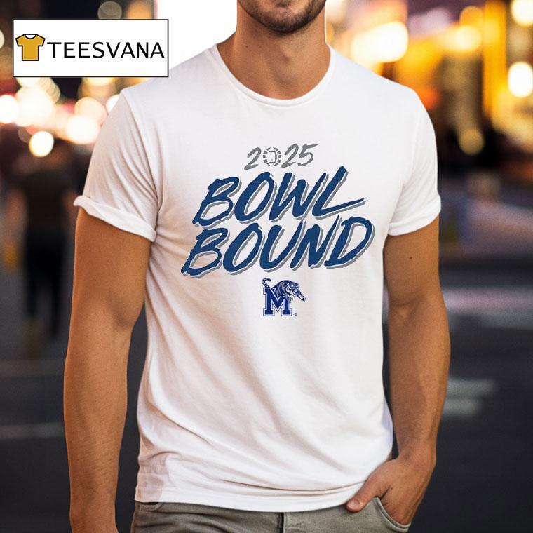 Bowl Bound Memphis Tigers Football T Shirt Bowl Bound Memphis Tigers Football T Shirt