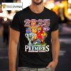 Brisbane Lions Back To Back Afl Australian Football League Premiers Cup Mascot Logo T Shirt