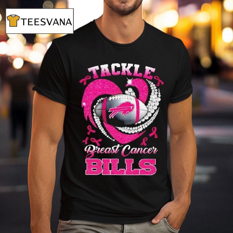 Buffalo Bills Breast Cancer Awareness Tackle Hear T Shirt Buffalo Bills Breast Cancer Awareness Tackle Hear T Shirt