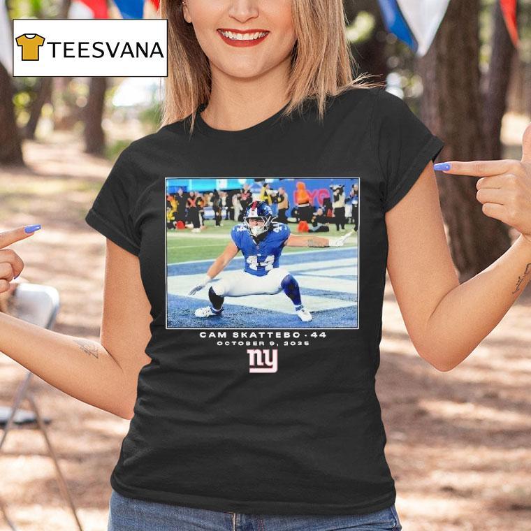 Cam Skattebo October New York Giants Nfl Flash Features Week T Shirt Cam Skattebo October New York Giants Nfl Flash Features Week T Shirt