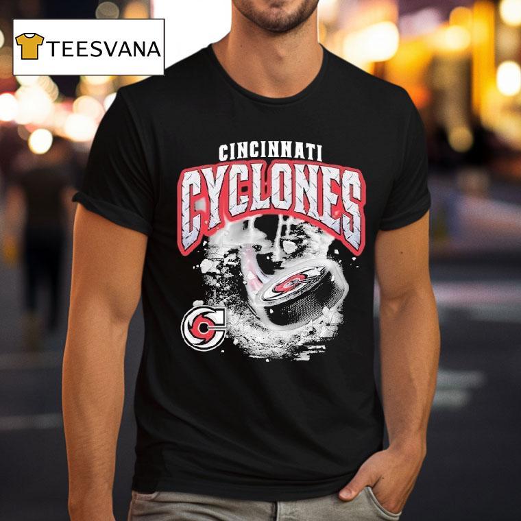 Cincinnati Cyclones Storm Warning T Shirt Cincinnati Cyclones Storm Warning T Shirt