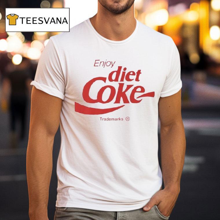 Coca Cola Enjoy Diet Coke Trademarks T Shirt Coca Cola Enjoy Diet Coke Trademarks T Shirt