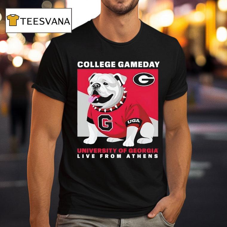 College Gameday Georgia Mascot University Live From Athens T Shirt College Gameday Georgia Mascot University Live From Athens T Shirt
