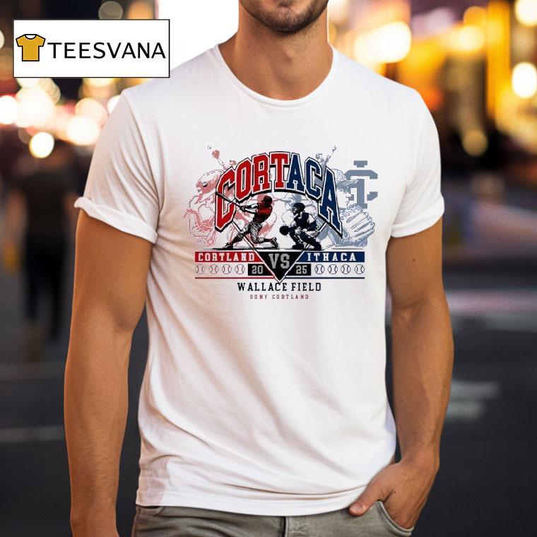 Cortaca Cortland Red Dragons Vs Ithaca Bombers Wallace Field Suny Cortland T Shirt Cortaca Cortland Red Dragons Vs Ithaca Bombers Wallace Field Suny Cortland T Shirt