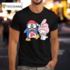 Cute Penguin And Bunny Friendship T Shirt