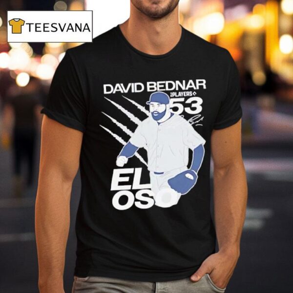 David Bednar El Oso Number Signature Graphic T Shirt