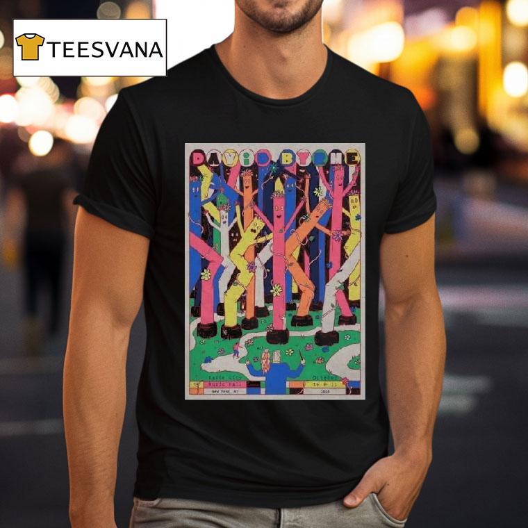 David Byrne New York Ny October Concer T Shirt David Byrne New York Ny October Concer T Shirt