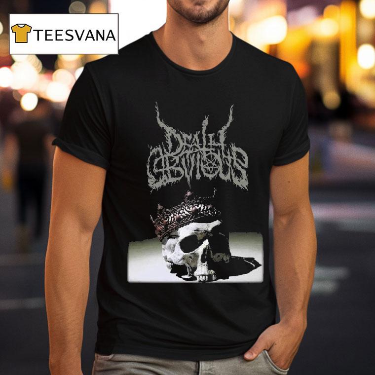 Death Obvious Self Titled Album Girlie T Shirt Death Obvious Self Titled Album Girlie T Shirt