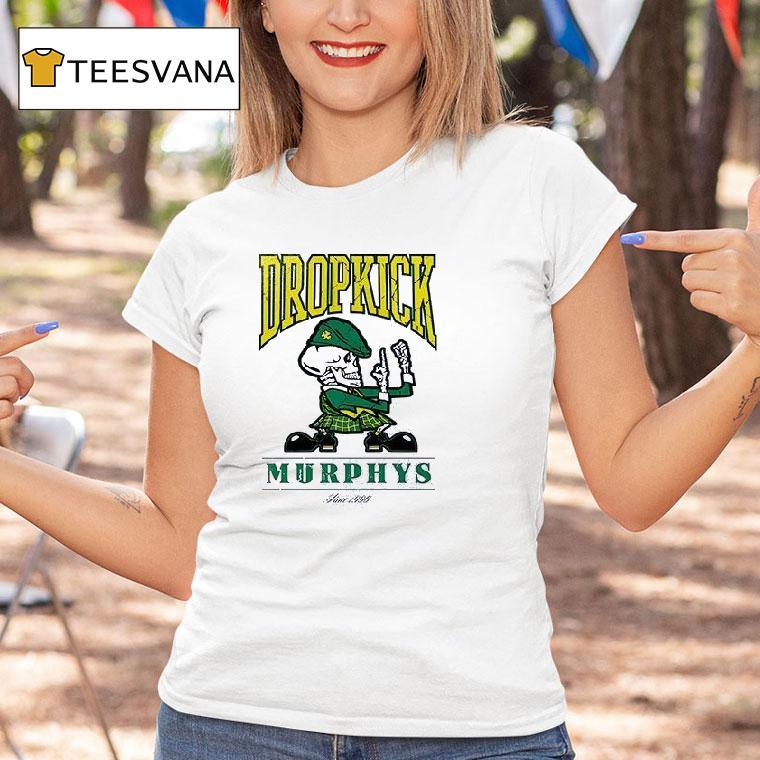 Dropkick Murphys X Boston Celtics I Keep My Fist Raised Up Logo T Shirt Dropkick Murphys X Boston Celtics I Keep My Fist Raised Up Logo T Shirt