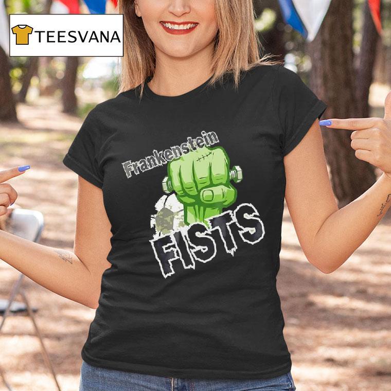 Frankenstein Fists Soccer T Shirt Frankenstein Fists Soccer T Shirt