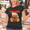 Freedom Defiant Santa Claus Middle Finger Christmas T Shirt