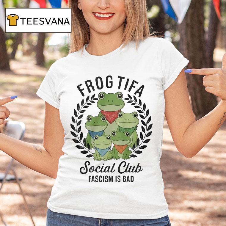 Frog Tifa Social Club Fascism Is Bad Portland Frog T Shirt Frog Tifa Social Club Fascism Is Bad Portland Frog T Shirt