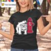Georgia Bulldogs Vs Ole Miss Rebels Hydrant Masco T Shirt