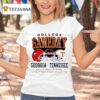 Georgia Bulldogs Vs Tennessee Volunrs College Gameday Helme T Shirt