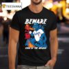 Godzilla Los Angeles Dodgers Beware King Of The Mound T Shirt