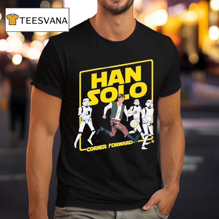 Han Solo Corner Forward Star Wars T Shirt Han Solo Corner Forward Star Wars T Shirt