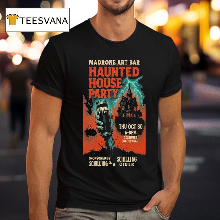Haunted House Party Oct Costumes Encouraged T Shirt Haunted House Party Oct Costumes Encouraged T Shirt
