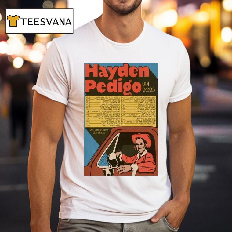 Hayden Pedigo Usa Tour T Shirt Hayden Pedigo Usa Tour T Shirt
