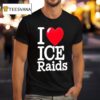 I Love Ice Raids T Shirt