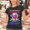 I May Live In Texas But On Game Day My Heart Soul Belong To Buffalo Bills T Shirt