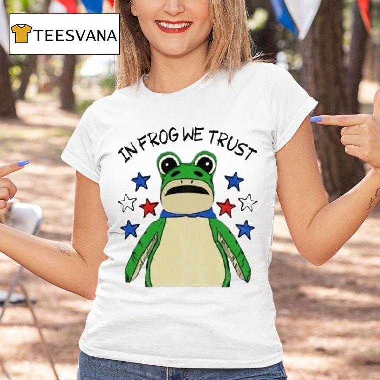 In Frog We Trust Portland Frog Protes T Shirt In Frog We Trust Portland Frog Protes T Shirt
