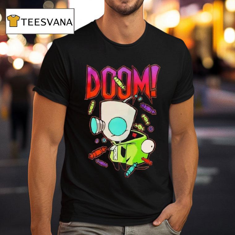 Invader Zim Gir Costume Doom Girls T Shirt Invader Zim Gir Costume Doom Girls T Shirt