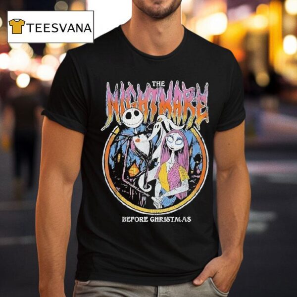 Jack Skellington And Sally The Nightmare Before Christmas T Shirt