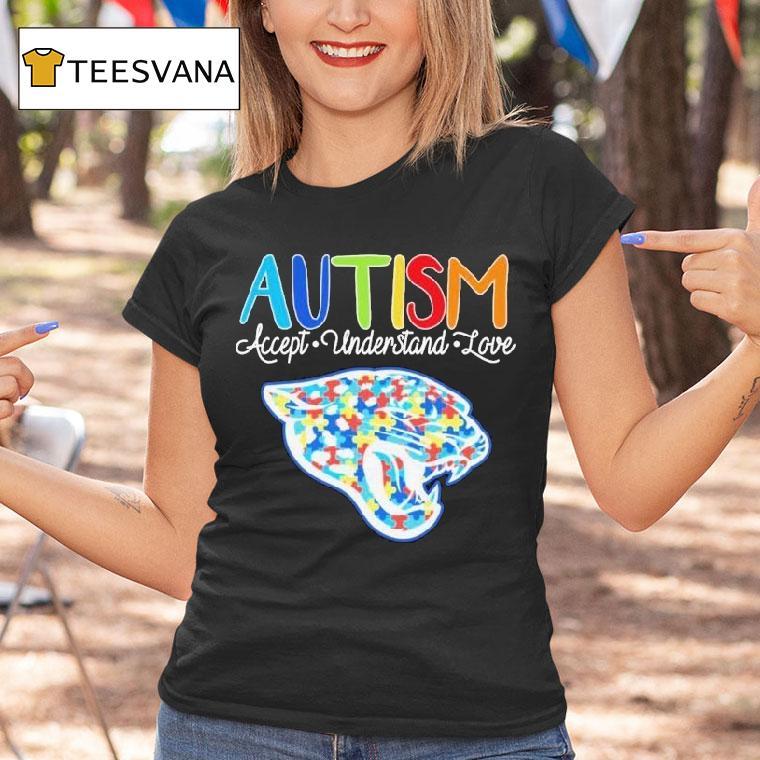 Jacksonville Jaguars Autism Accept Understand Love T Shirt Jacksonville Jaguars Autism Accept Understand Love T Shirt