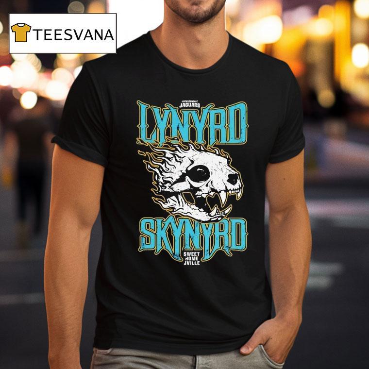 Jacksonville Jaguars X Lynyrd Skynyrd T Shirt Jacksonville Jaguars X Lynyrd Skynyrd T Shirt