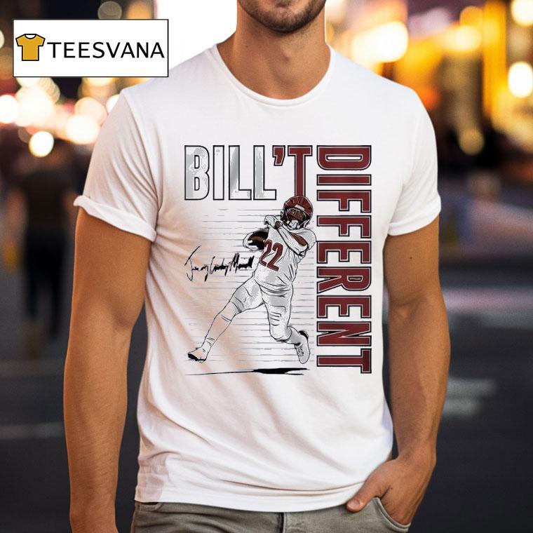 Jacory Croskey Merritt Bill T Different Signature Football T Shirt Jacory Croskey Merritt Bill T Different Signature Football T Shirt