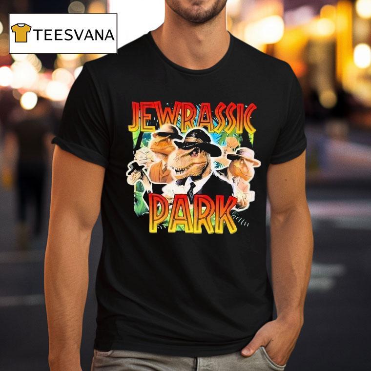 Jewrassic Park Dinosaurs Graphic T Shirt Jewrassic Park Dinosaurs Graphic T Shirt