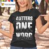 Jey Uso Four Letters One Word Black T Shirt