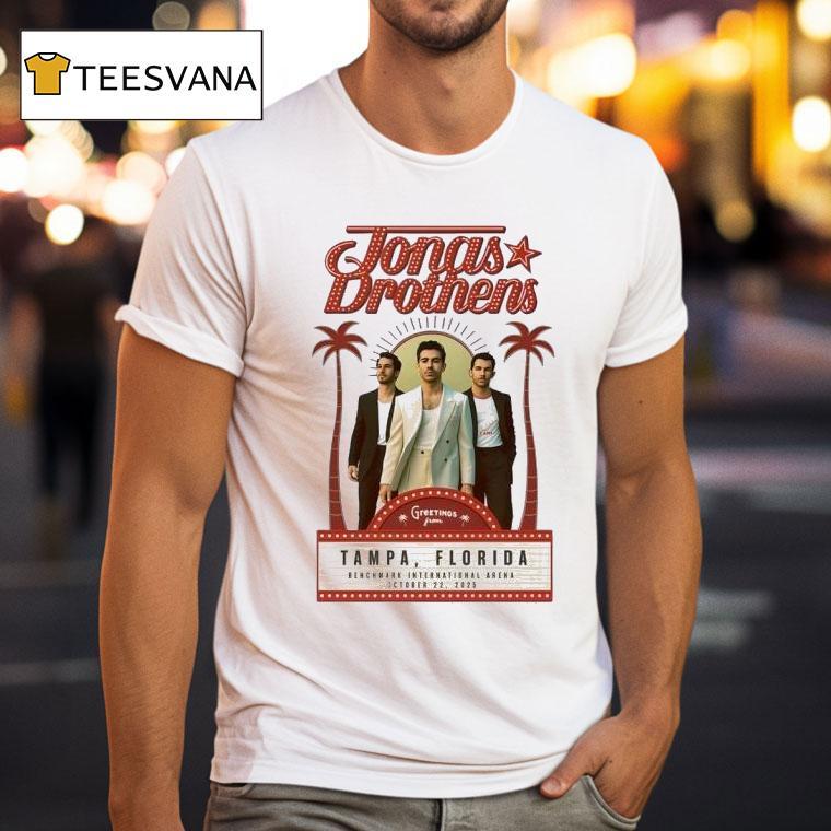 Jonas Brothers Tour Tampa Fl Oct T Shirt Jonas Brothers Tour Tampa Fl Oct T Shirt