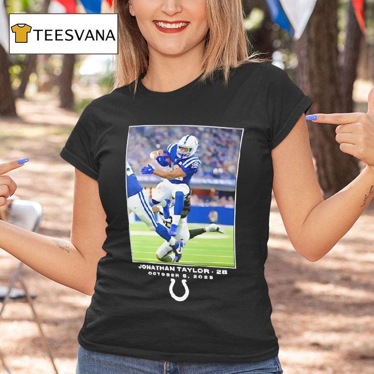 Jonathan Taylor Indianapolis Colts Nfl October Th Graphic T Shirt Jonathan Taylor Indianapolis Colts Nfl October Th Graphic T Shirt