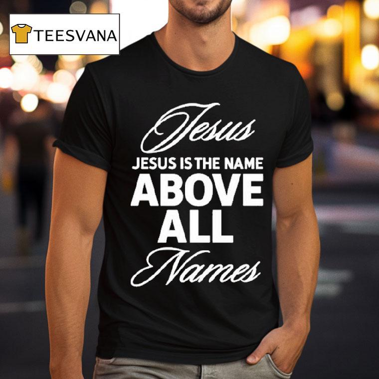 Justin Fields Wearing Jesus Is The Name Above All Names T Shirt Justin Fields Wearing Jesus Is The Name Above All Names T Shirt