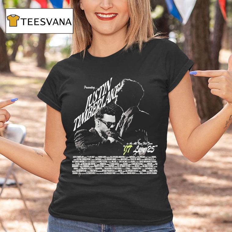 Justin Timberlake Kaunus In The All New Hit It Tour Dates T Shirt Justin Timberlake Kaunus In The All New Hit It Tour Dates T Shirt