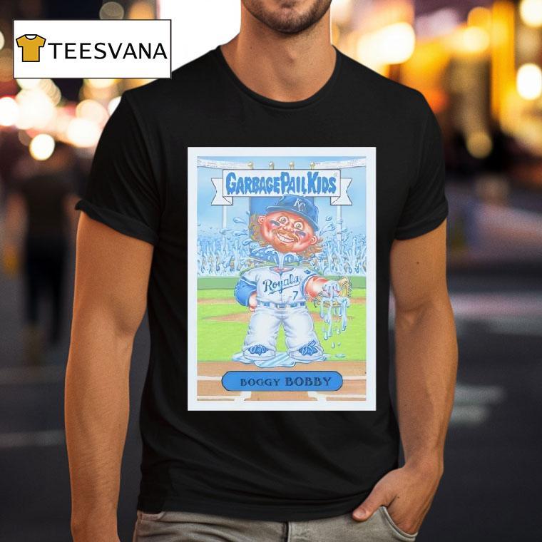 Kansas City Royals Garbage Pail Kids Boggy Bobby T Shirt Kansas City Royals Garbage Pail Kids Boggy Bobby T Shirt