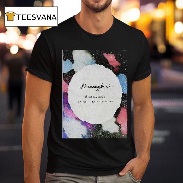Khruangbin Boulder Co November Tour T Shirt Khruangbin Boulder Co November Tour T Shirt