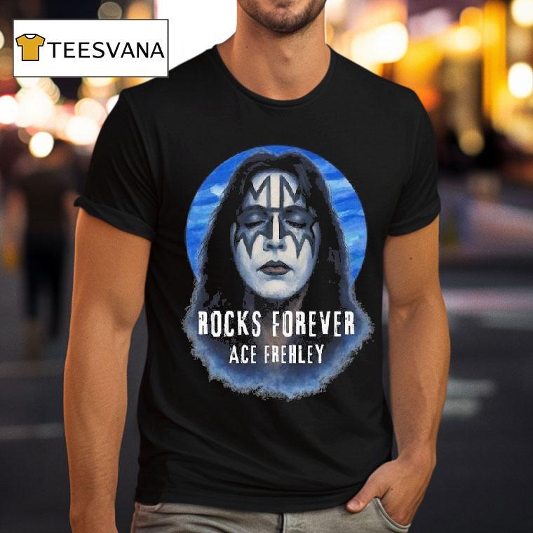Kiss Ace Frehley Rocks Forever T Shirt Kiss Ace Frehley Rocks Forever T Shirt