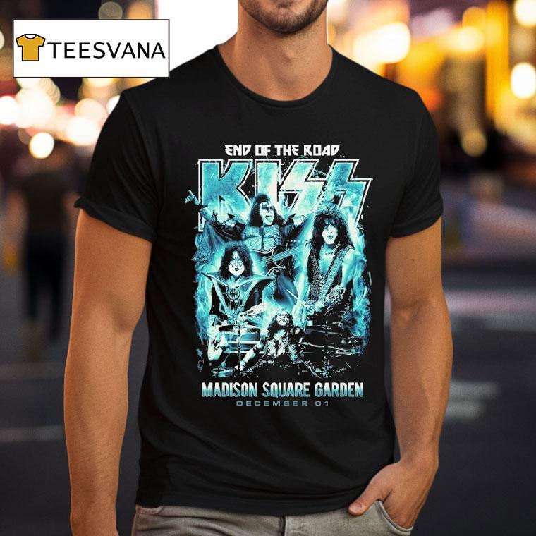Kiss End Of The Road Madision Square Garden December T Shirt Kiss End Of The Road Madision Square Garden December T Shirt