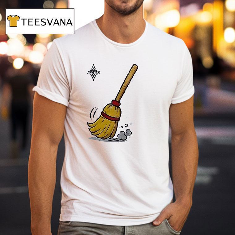 Las Vegas Aces Broom Logo Funny T Shirt Las Vegas Aces Broom Logo Funny T Shirt