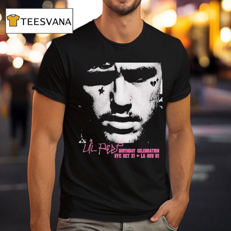 Lil Peep Birthday Celebration In New York City On October And Los Angeles On November T Shirt Lil Peep Birthday Celebration In New York City On October And Los Angeles On November T Shirt