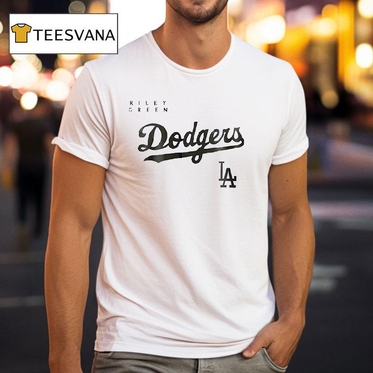 Los Angeles Dodgers X Riley Green Damn Country Music Tour Tracklist Signature T Shirt Los Angeles Dodgers X Riley Green Damn Country Music Tour Tracklist Signature T Shirt