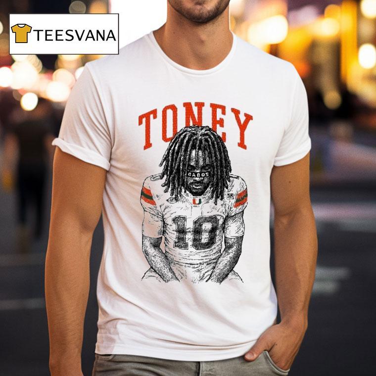 Malachi Toney Gabos Miami Hurricanes T Shirt Malachi Toney Gabos Miami Hurricanes T Shirt
