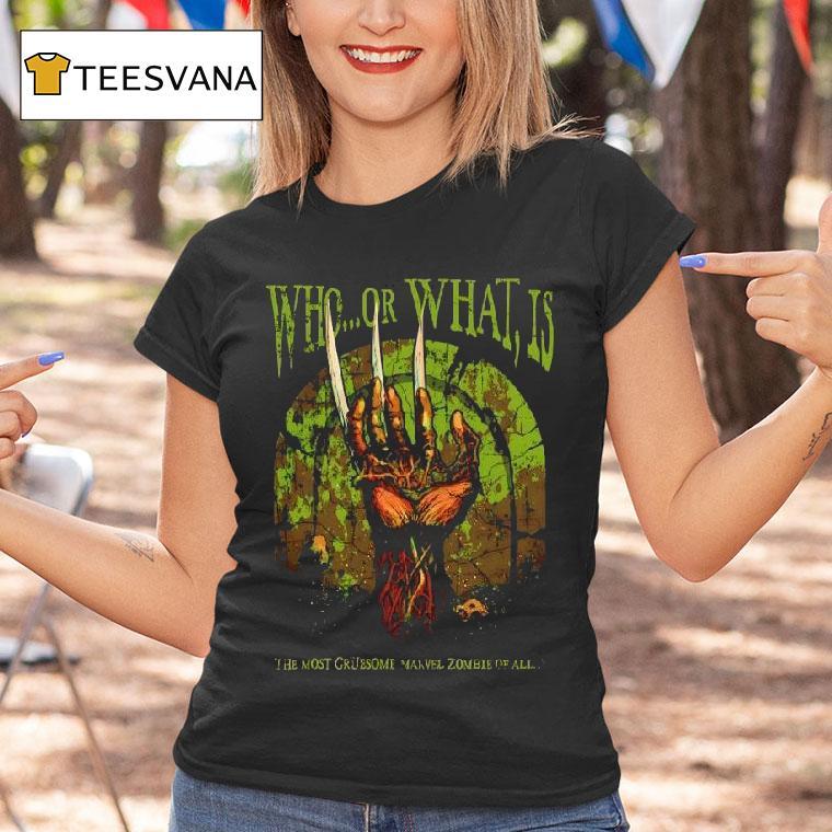 Marvel Zombies Wolverine S Hand The Most Gruesome Marvel Zombie Off All Graphic T Shirt Marvel Zombies Wolverine S Hand The Most Gruesome Marvel Zombie Off All Graphic T Shirt
